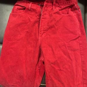 Vintage red 1980s Guess jeans size 30